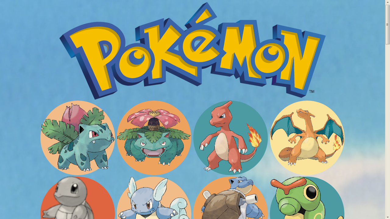 Trabalho Pokémon (HTML)